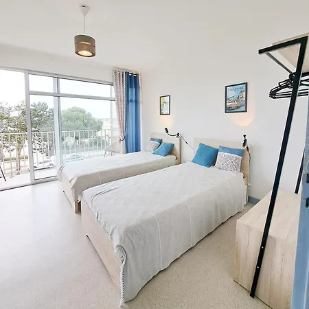 L'oceanic - Vue Mer, 50m De La Plage, Residence, Terrain De Tennis, Wifi Daire